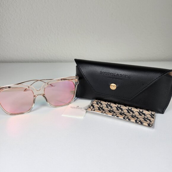 FINAL PRICE - SCOTCH & SODA WOMEN\'S ROSE GOLD / PINK SUNGLASSES main image 5